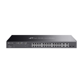 Switch 24 x PoE RJ45 10/100 Mbps, 2 x RJ45 1G, 2 x combo SFP/RJ45 1G, L2 Management - TP-Link Omada SL2428P TP-LINK - 1